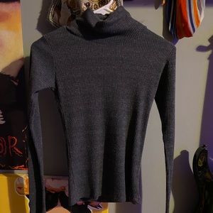 Basic Grey Turtle Neck